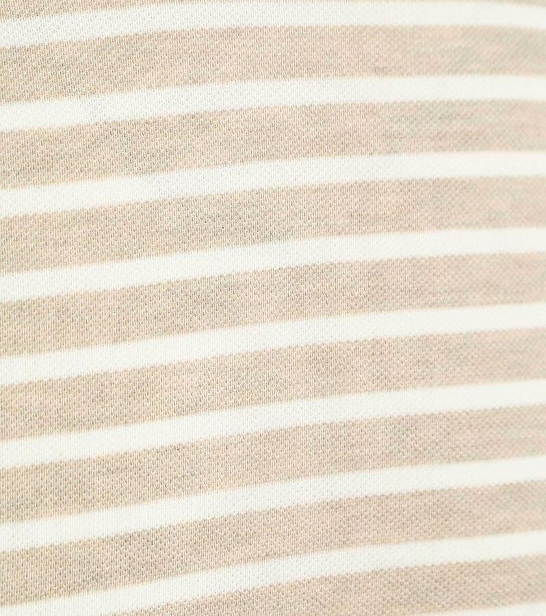 Suitable T-shirt Isaac Stripe Piqué Pebble - Foto 3