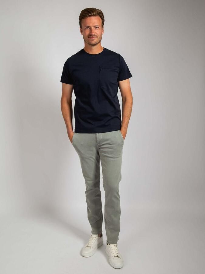 Suitable T-shirt Sonny Pocket Navy - Foto 4