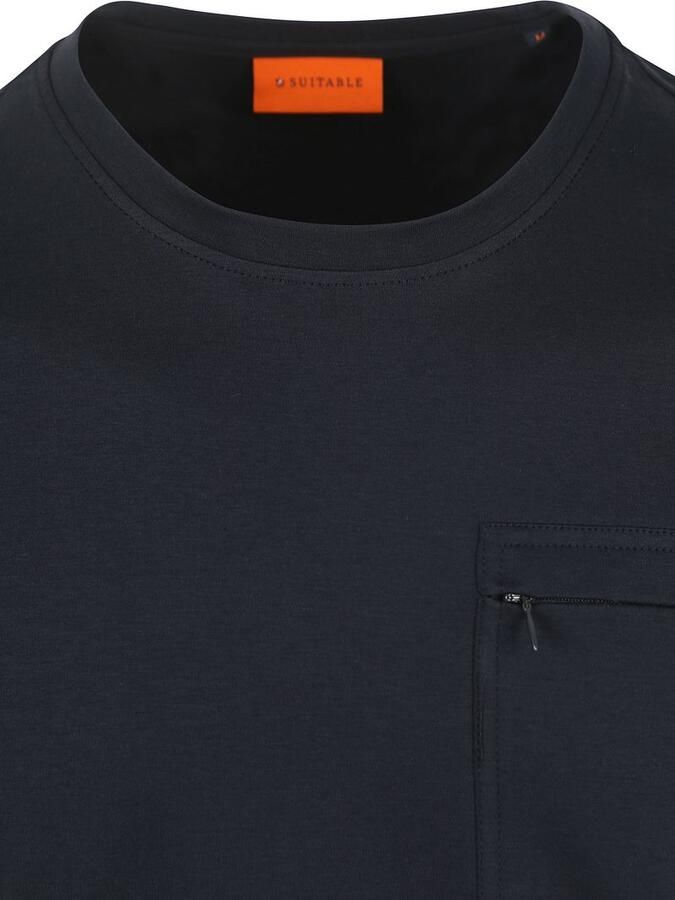 Suitable T-shirt Sonny Pocket Navy - Foto 5