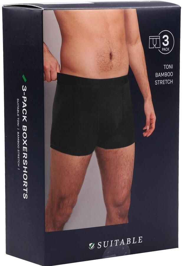 Suitable Toni Boxershorts 3-Pack Zwart - Foto 6