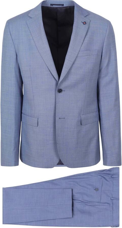 Suitable Strato Toulon Kostuum Wol Blauw