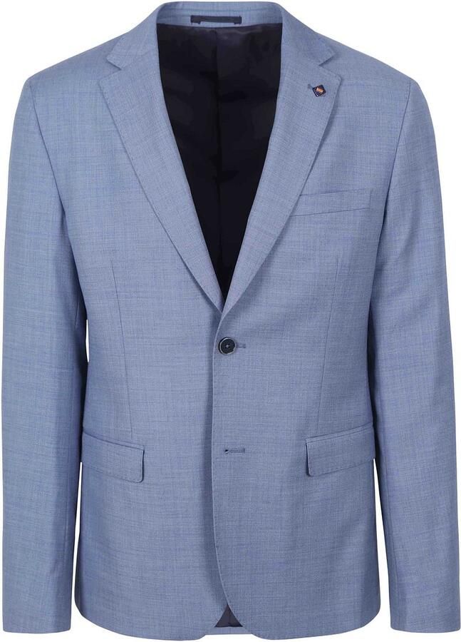 Suitable Strato Toulon Kostuum Wol Blauw - Foto 3