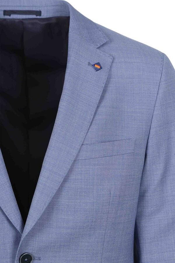 Suitable Strato Toulon Kostuum Wol Blauw - Foto 4