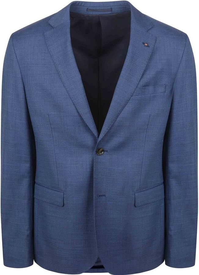 Suitable Toulon Kostuum Wol Blauw - Foto 5
