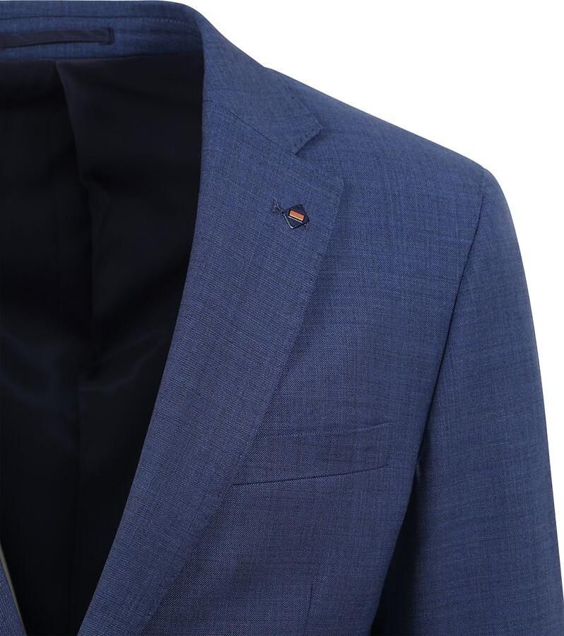 Suitable Strato Toulon Kostuum Wol Mid Blauw - Foto 2