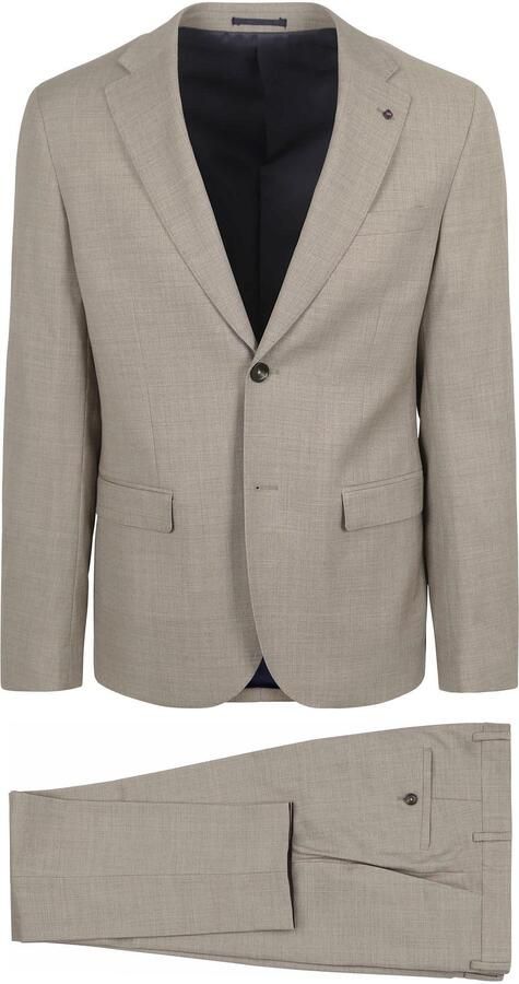 Suitable Strato Toulon Kostuum Wol Beige