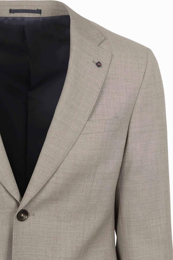 Suitable Strato Toulon Kostuum Wol Beige - Foto 3