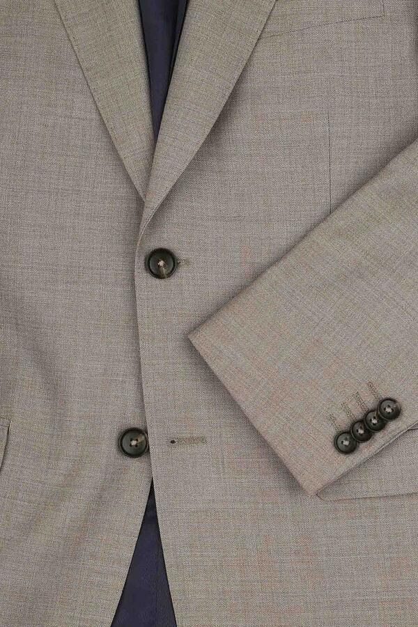 Suitable Strato Toulon Kostuum Wol Beige - Foto 4