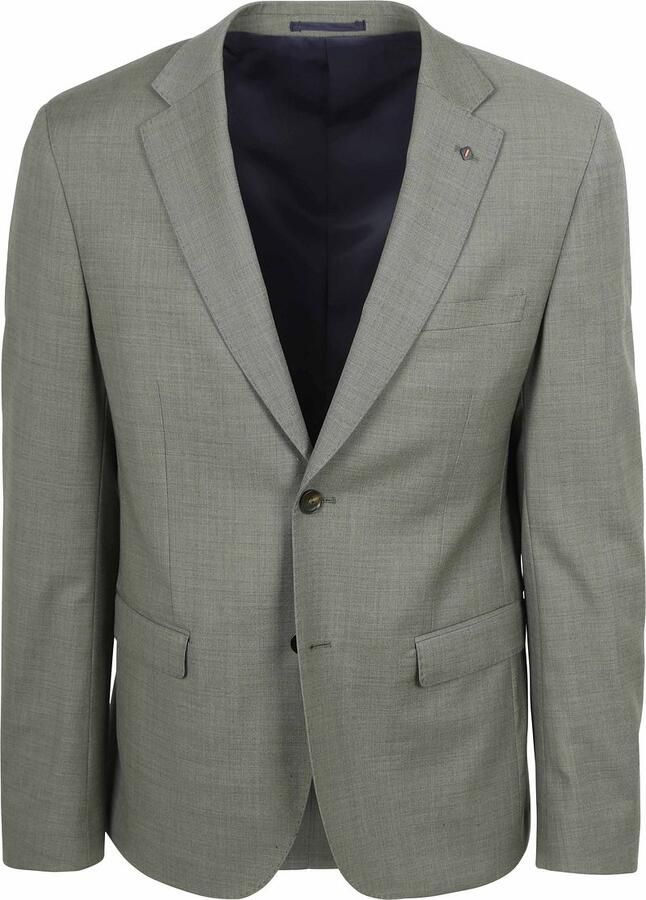 Suitable Toulon Kostuum Wol Olive - Foto 5