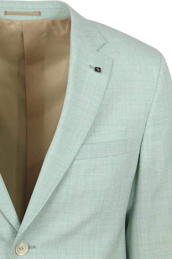 Suitable Toulon Kostuum Wol Surf Groen - Foto 3