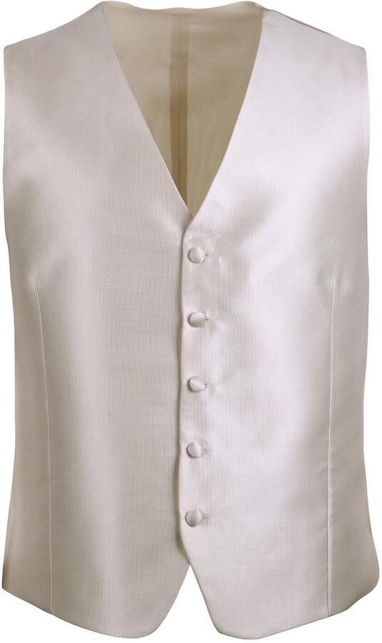Suitable Gilet Trouwgilet Ecru Carre