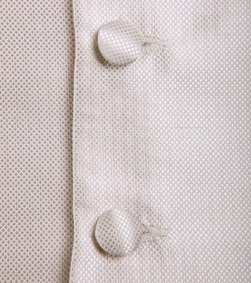 Suitable Gilet Trouwgilet Ecru Carre - Foto 2