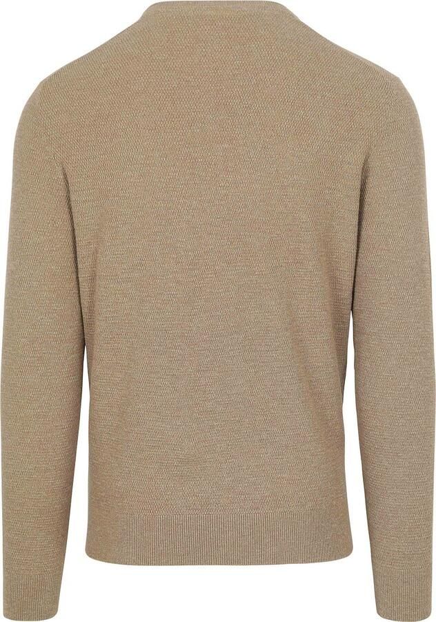 Suitable Trui Structure Slub Beige - Foto 4