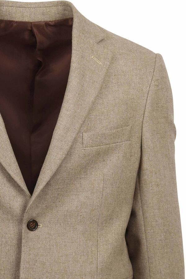 Suitable Blazer Tweed Colbert Beige - Foto 3