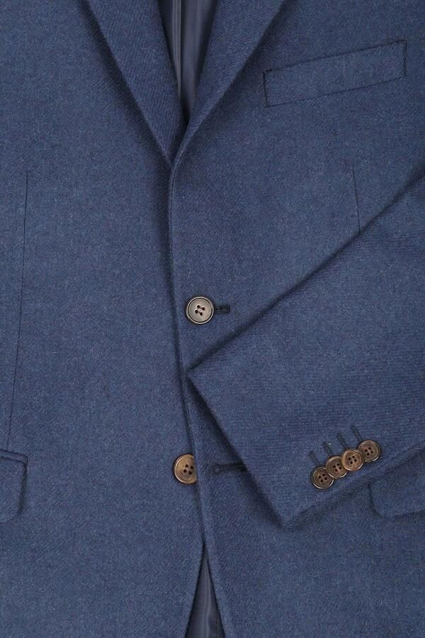 Suitable Tweed Colbert Mid Blauw - Foto 3