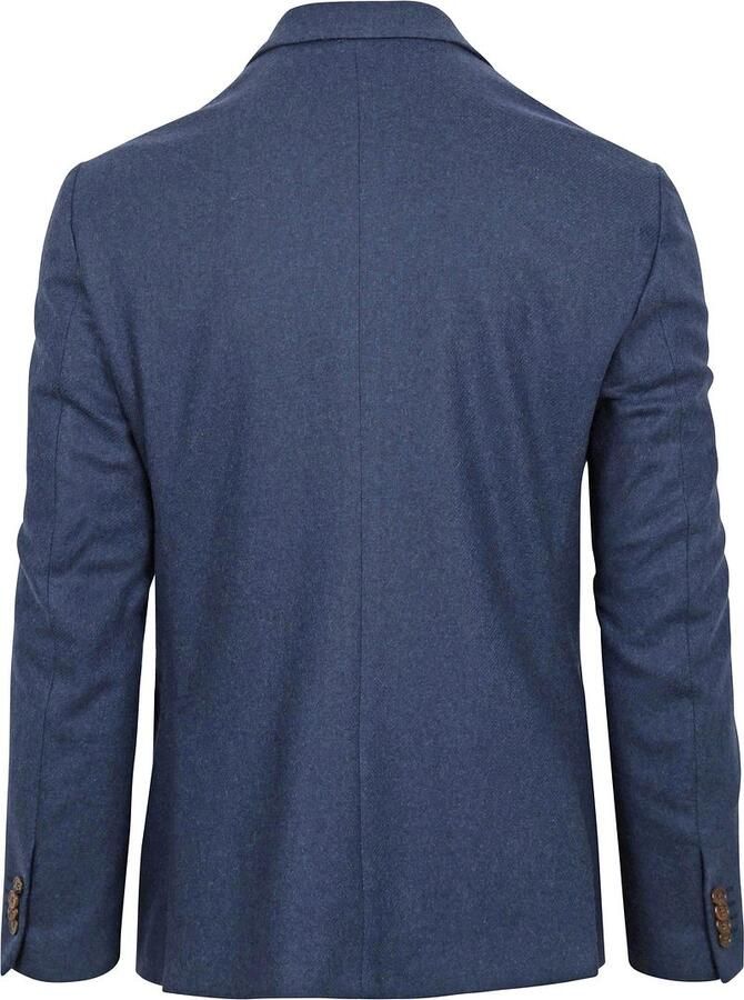Suitable Tweed Colbert Mid Blauw - Foto 2