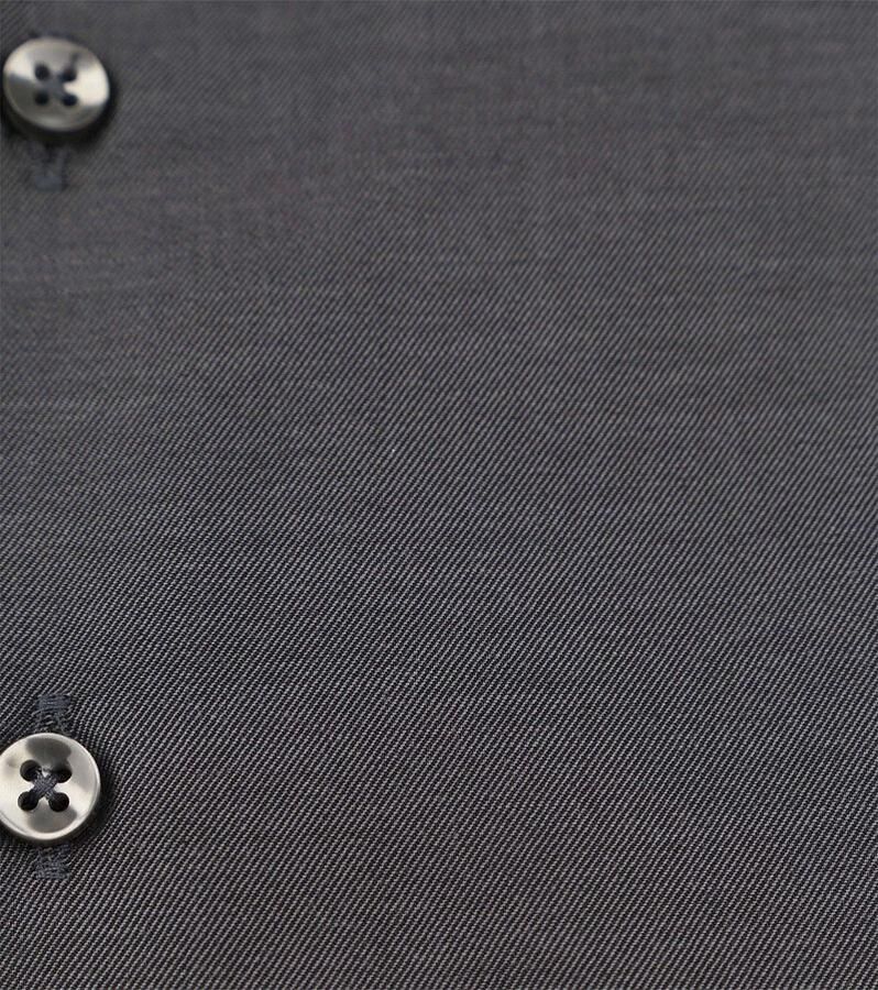 Suitable Twill Overhemd Antraciet - Foto 2