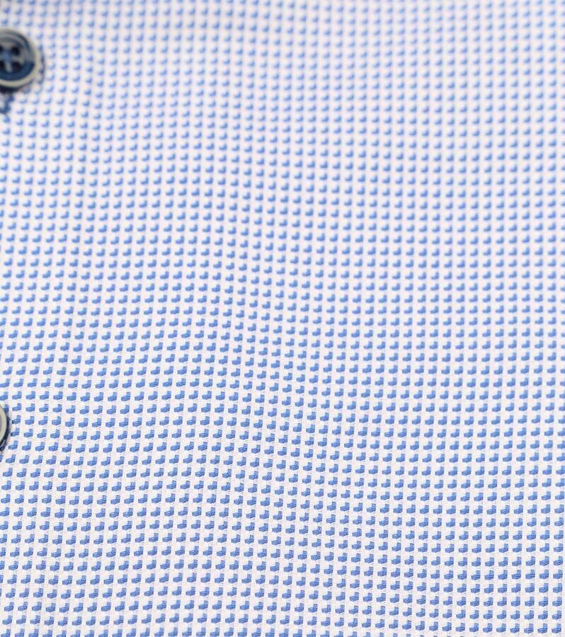 Suitable Twill Overhemd Print Lichtblauw - Foto 2