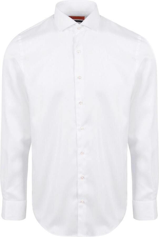 Suitable Twill Overhemd Wit - Foto 4