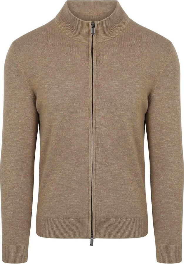 Suitable Vest Slub Yarn Beige