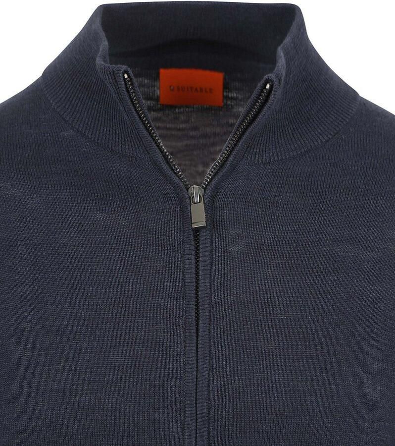 Suitable Vest Slub Yarn Navy - Foto 2