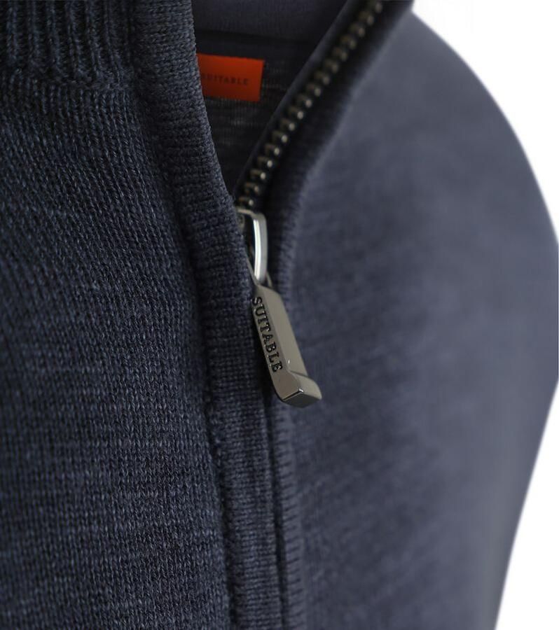 Suitable Vest Slub Yarn Navy - Foto 3