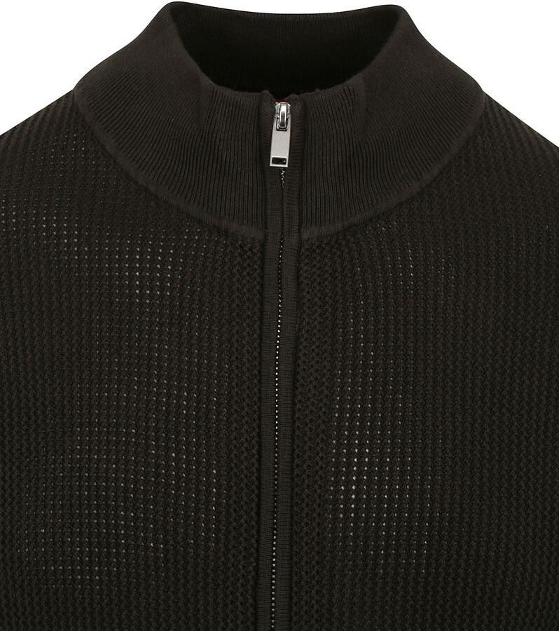 Suitable Vest Wim Donkergroen