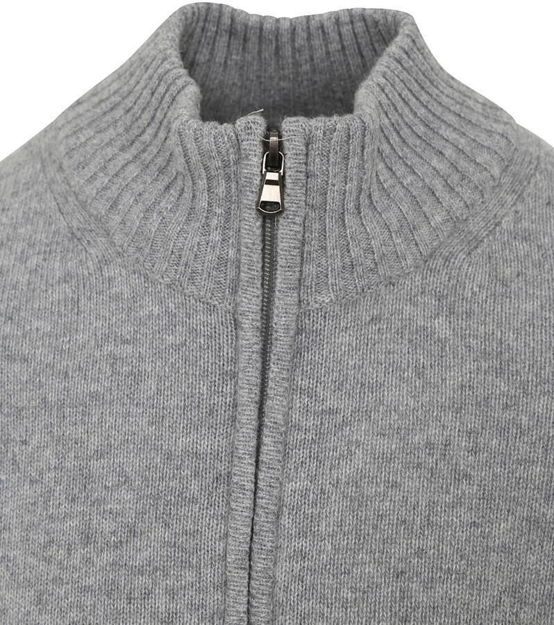 Suitable Vest Wol Blend Grijs - Foto 2