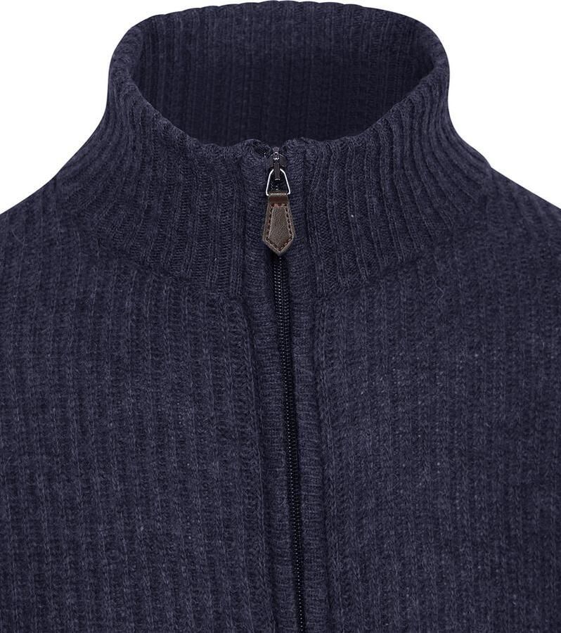 Suitable Vest Wol Blend Navy