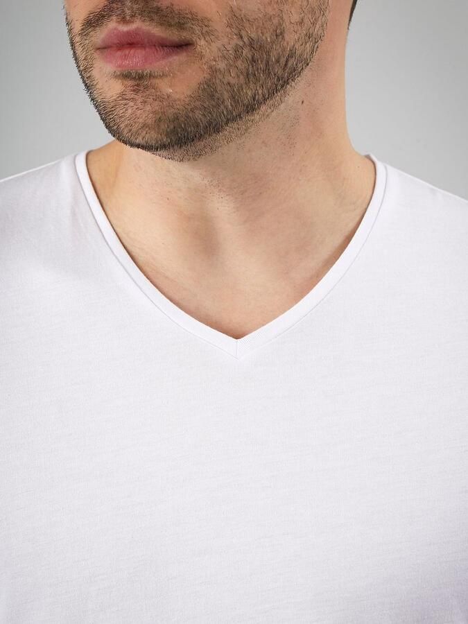 Suitable Vibambo T-Shirt V-Hals Wit 6-Pack - Foto 4