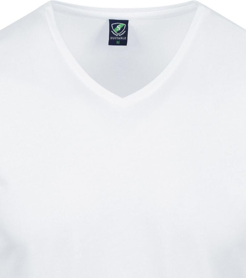 Suitable Vibambo T-Shirt V-Hals Wit 6-Pack - Foto 2
