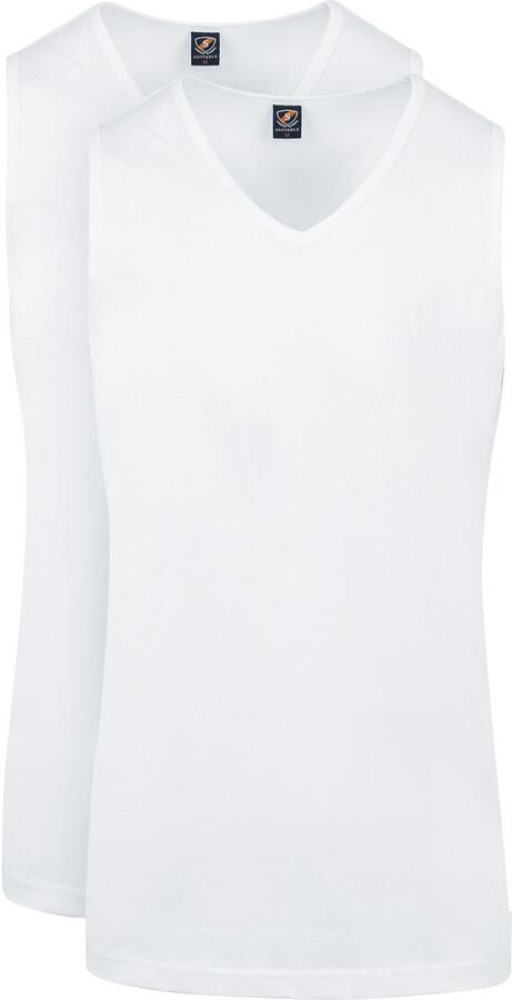Suitable Viless T-Shirt Mouwloos Wit 2-Pack