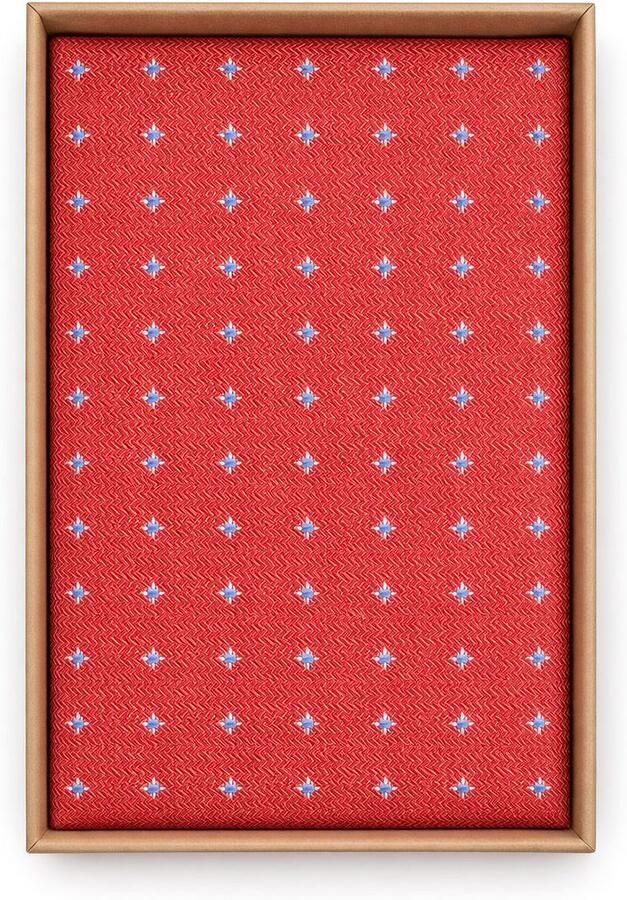Suitable Zijde Pochet Blue Star Rood - Foto 2