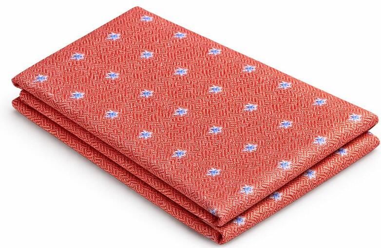 Suitable Zijde Pochet Blue Star Rood - Foto 3