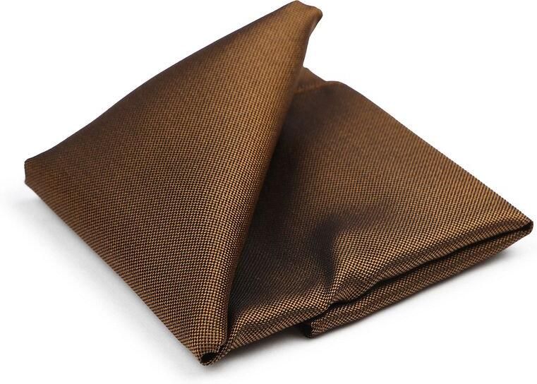 Suitable Zijde Pochet Bruin