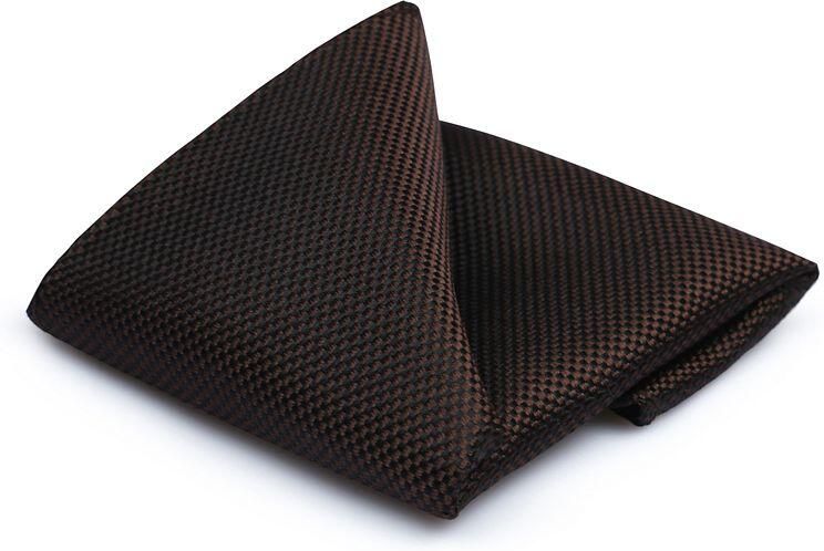 Suitable Zijde Pochet Bruin