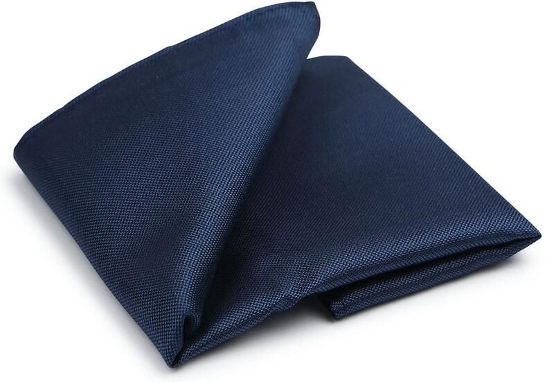 Suitable Zijde Pochet Indigo Blauw