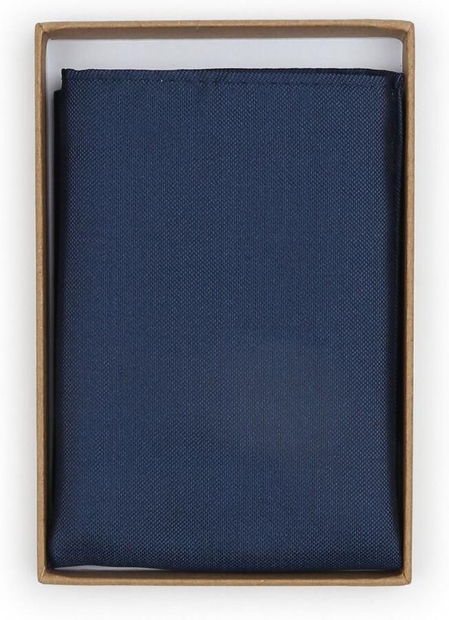 Suitable Zijde Pochet Indigo Blauw - Foto 2