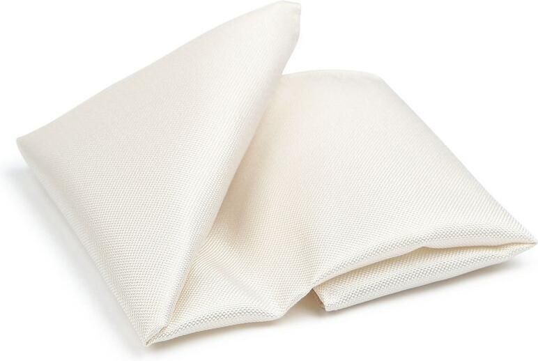 Suitable Zijde Pochet Off White