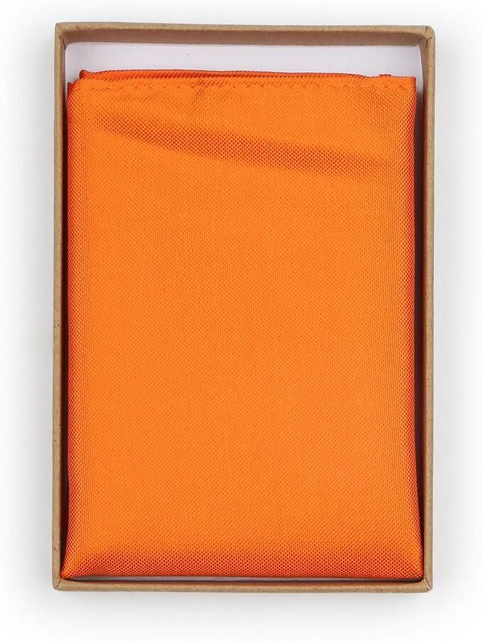 Suitable Zijde Pochet Oranje - Foto 2