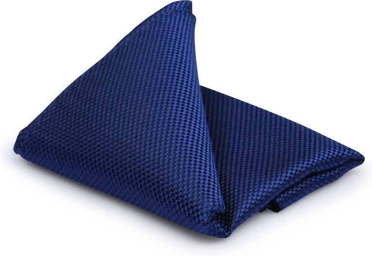 Suitable Zijde Pochet Royal Blauw