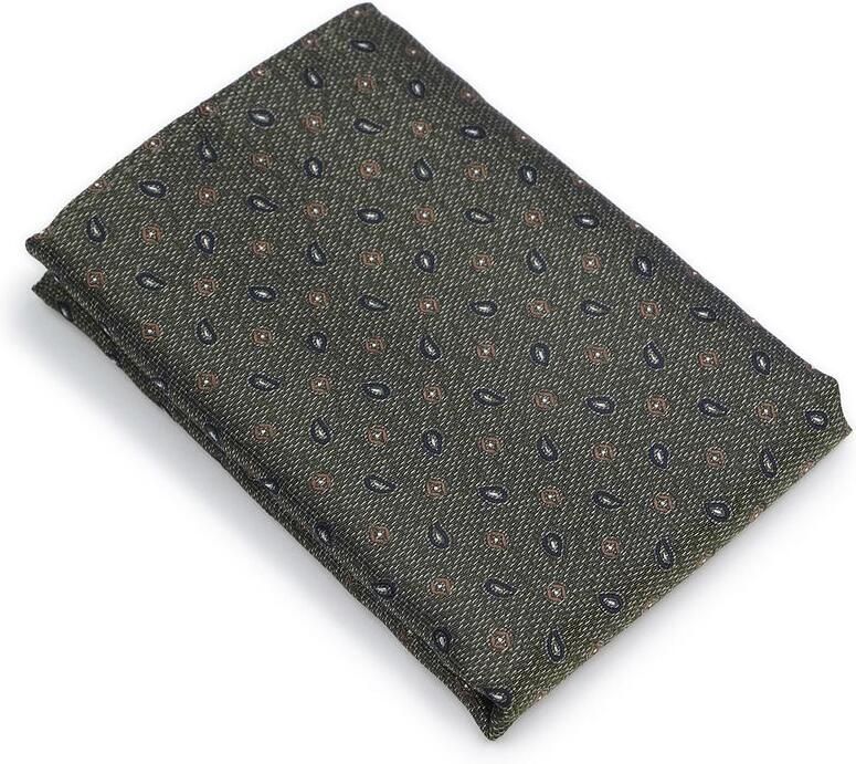 Suitable Zijde Pochet Small Paisley Olive - Foto 3