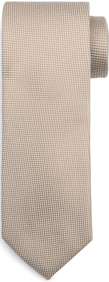 Suitable Zijde Stropdas Beige