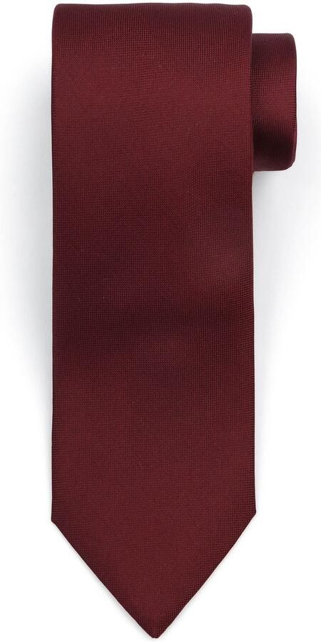 Suitable Zijde Stropdas Bordeaux