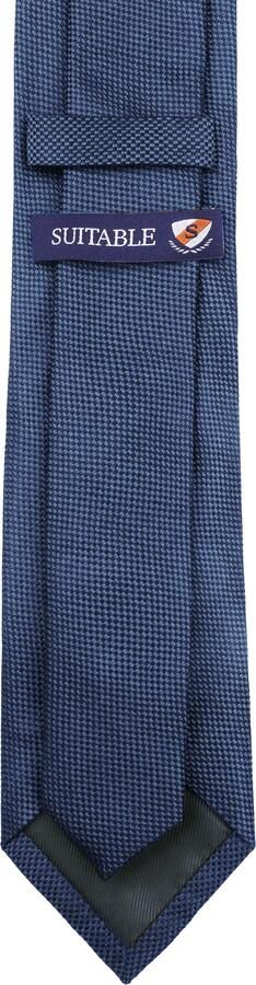 Suitable Zijde Stropdas Denim Blauw - Foto 2