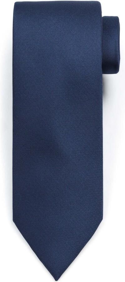 Suitable Zijde Stropdas Indigo Blauw