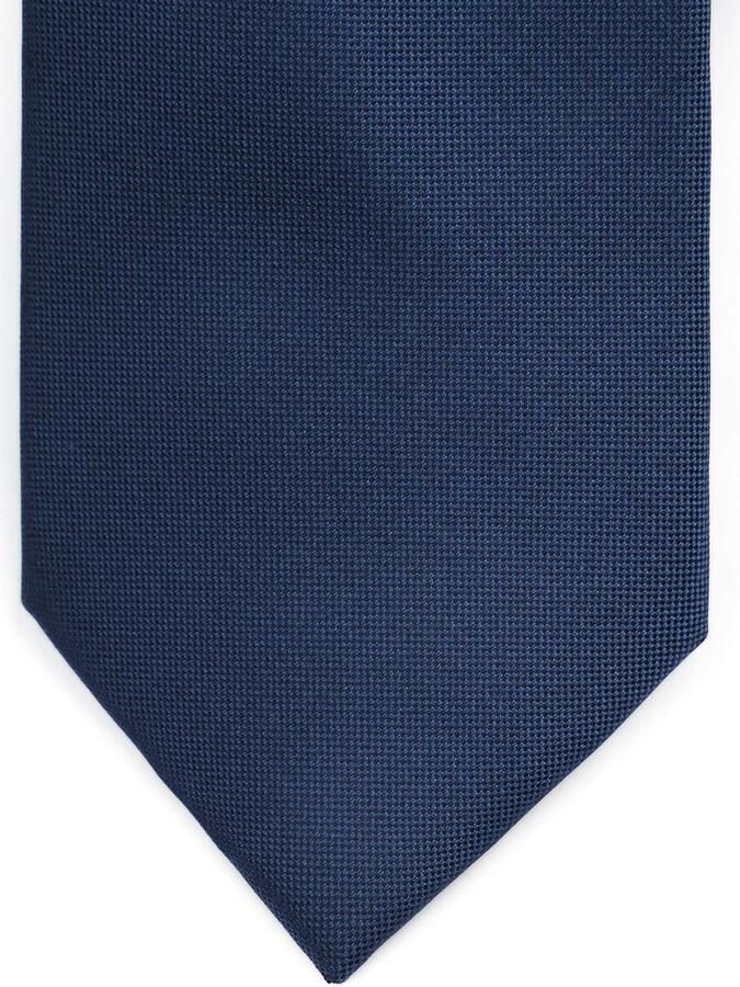 Suitable Zijde Stropdas Indigo Blauw - Foto 2