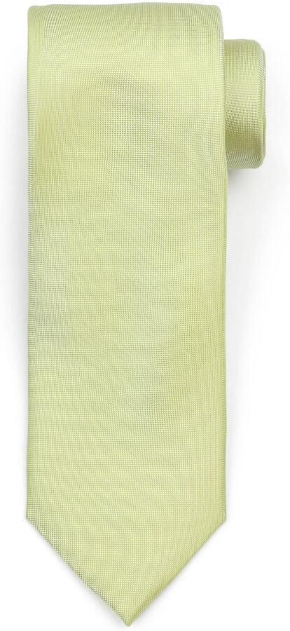 Suitable Zijde Stropdas Lime Groen