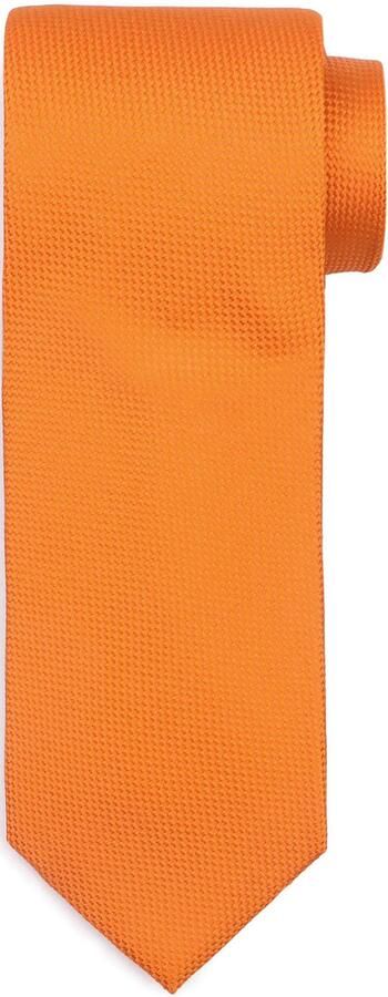 Suitable Zijde Stropdas Oranje
