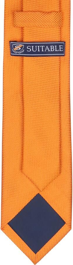 Suitable Zijde Stropdas Oranje - Foto 2